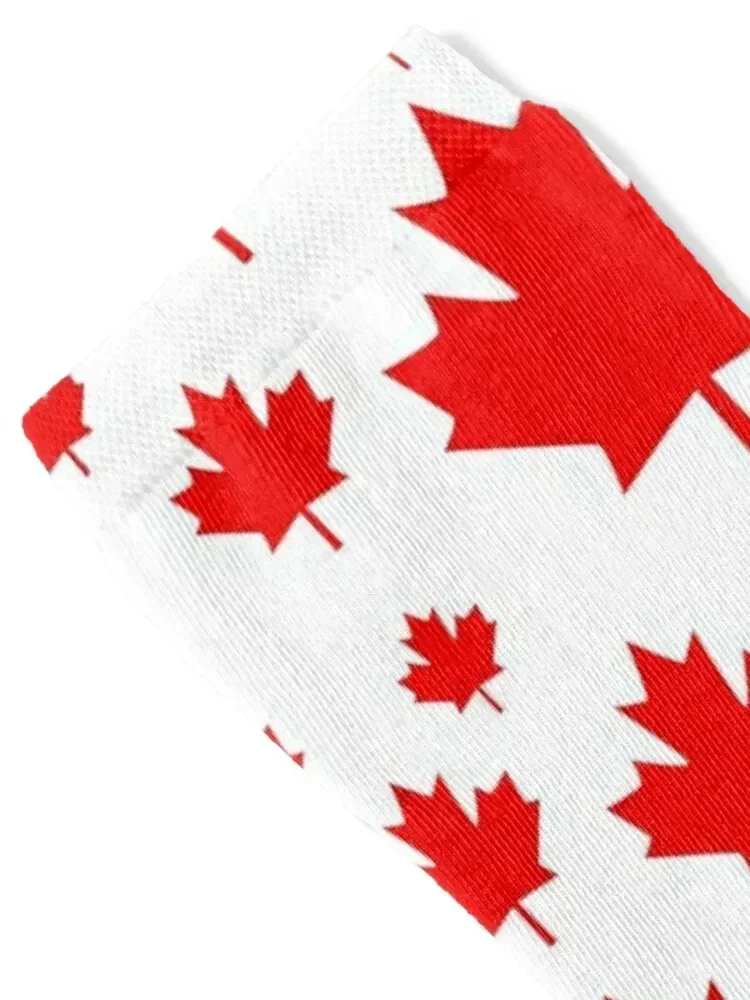 Canada Maple Leaf Flag Emblem Socks Running colored funny gifts crazy Designer Man Socks Women's