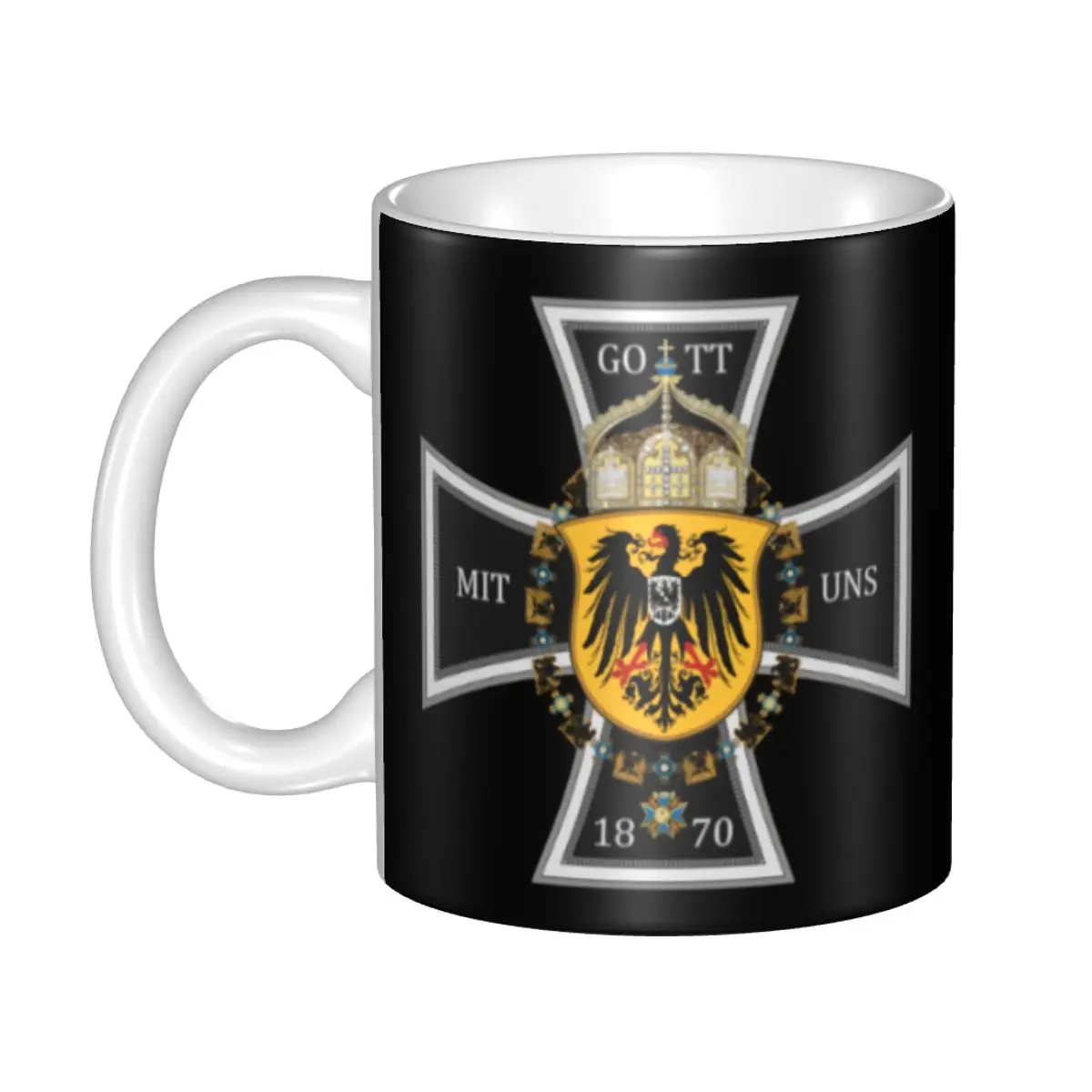 German Empire Flag Mugs Customized Coffee Ceramic Mug Creative Gift