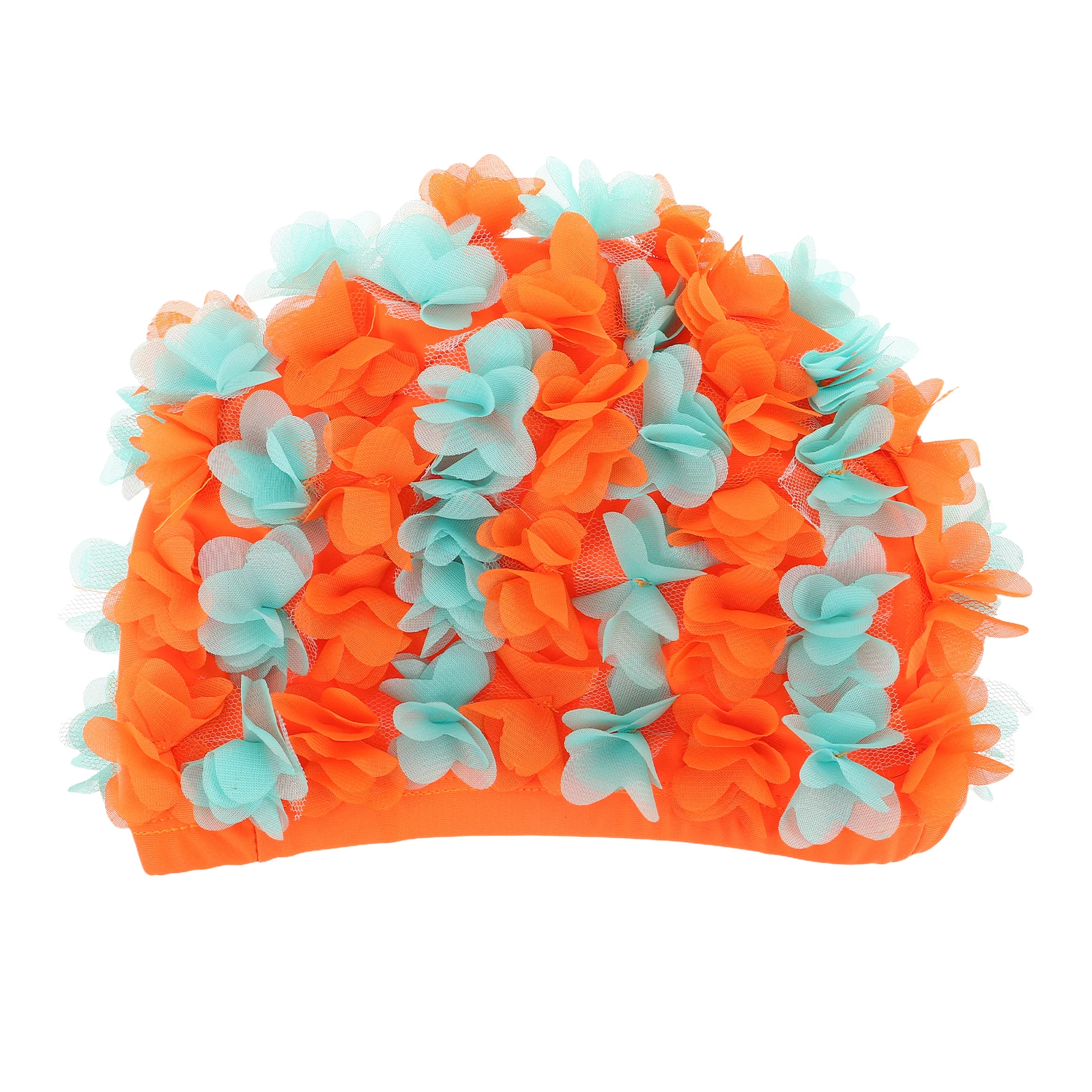 

Swim Cap Flower Swimming Hats for Girls Comfortable Adult Caps Large Women Ladies Miss