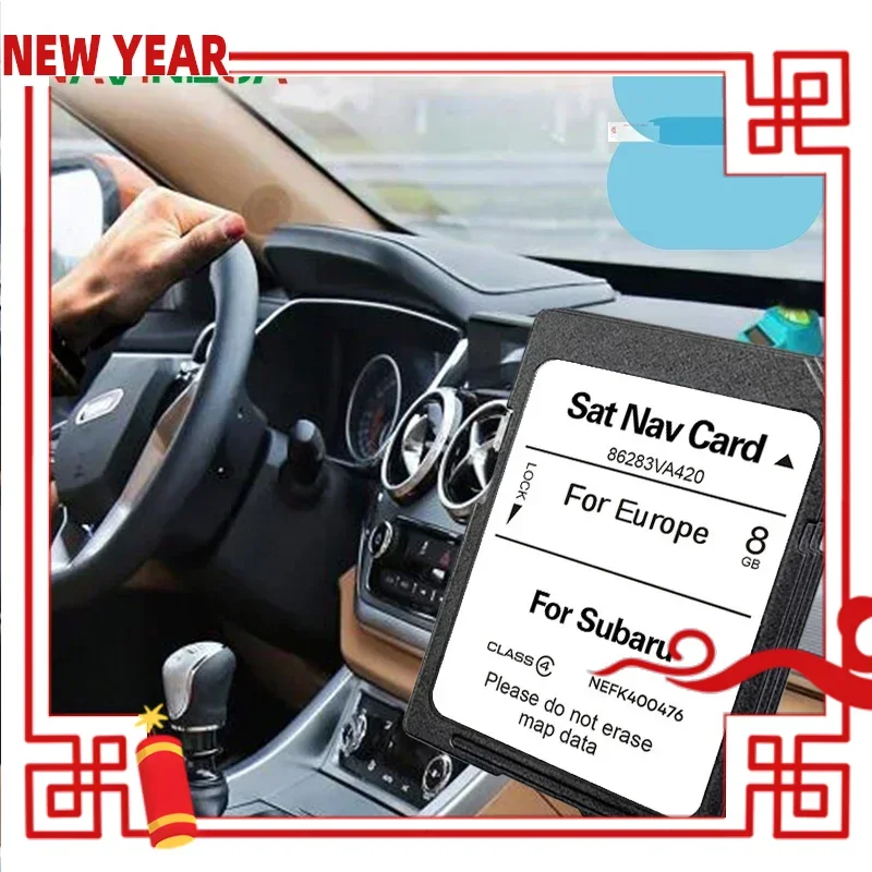 

Update Sat Nav for Subaru BRZ Forester Impreza Car 2023 Navigation SD Card 8GB EU Turkey UK Maps GPS Card Software Memory Card