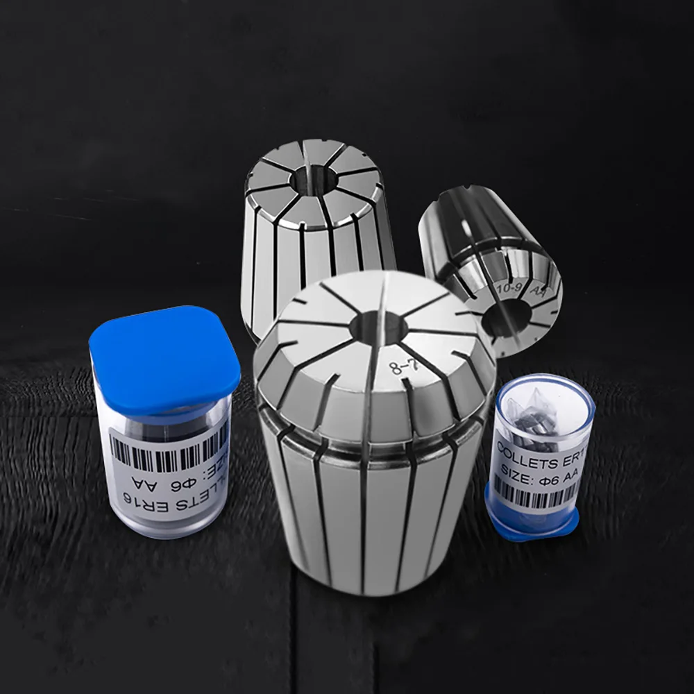 ER16 Spring Steell Collet Chuck ER Accuracy 0.015/0.008/0.005 High Precision Clamp For CNC Lathe Milling Tool Engraving Machine