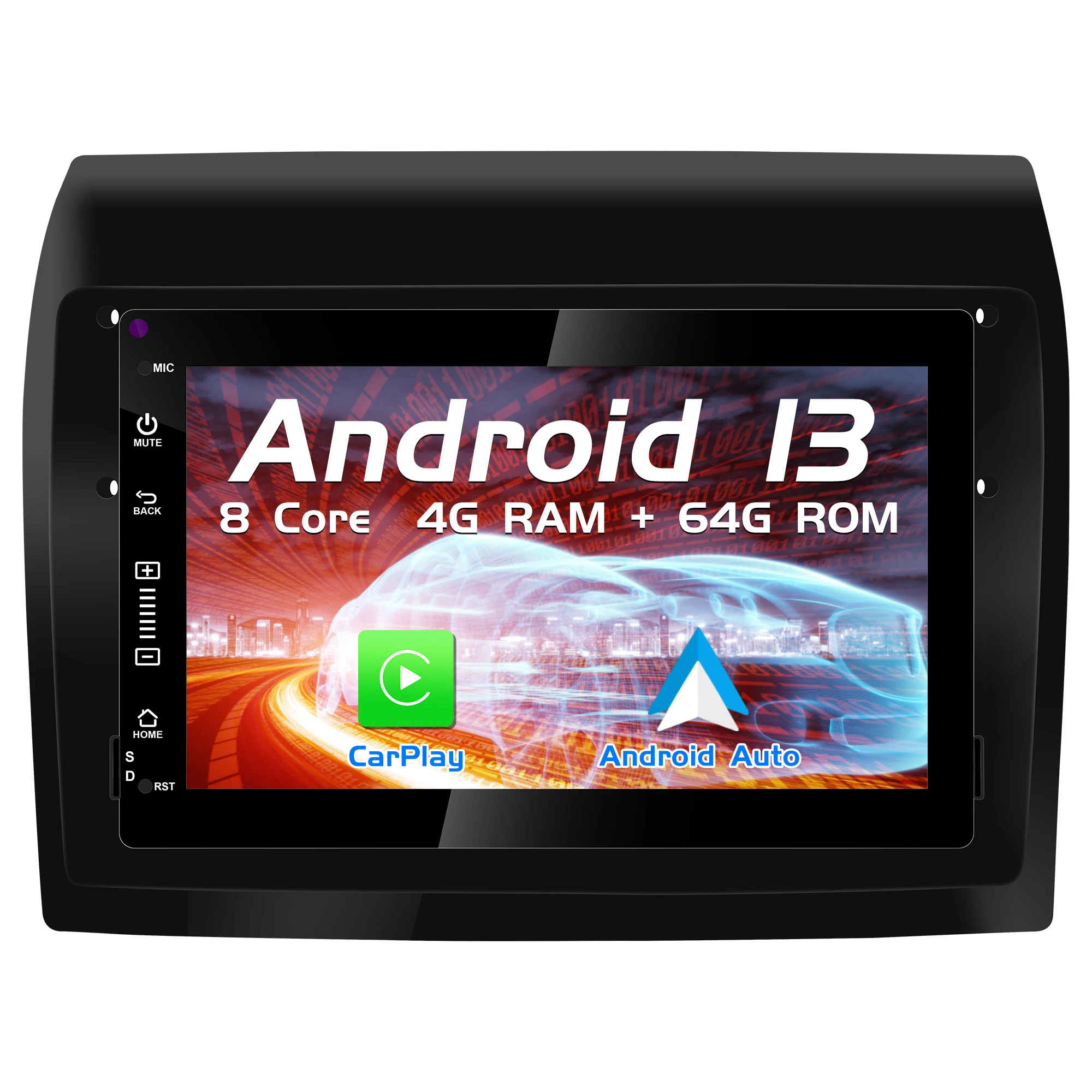 

Android 13 Car radio for Fiat Ducato Citroen Jumper Peugeot Boxer Wireless CarPlay,Android Auto,GPS Navigation,Bluetooth,4G WIFI