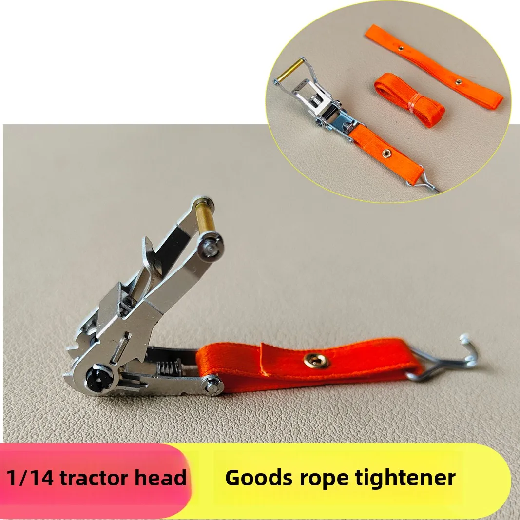 

1/14 Model Car Metal Simulation Rope Tensioner Fastening Belt Strap for Tamiya Truck 770S 1/10 RC Crawler Car Traxxas Diy