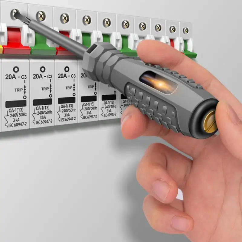 Digital Voltage Tester Pen AC Non-contact Induction Test Pencil Voltmeter Power Detector Fine Electrical Screwdriver Indicator