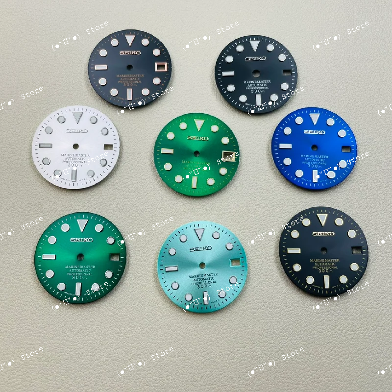 

Suitable for the new NH35 dial 28.5mm mechanical diving watch modification NH36/4R35 literal green night light watch accessories