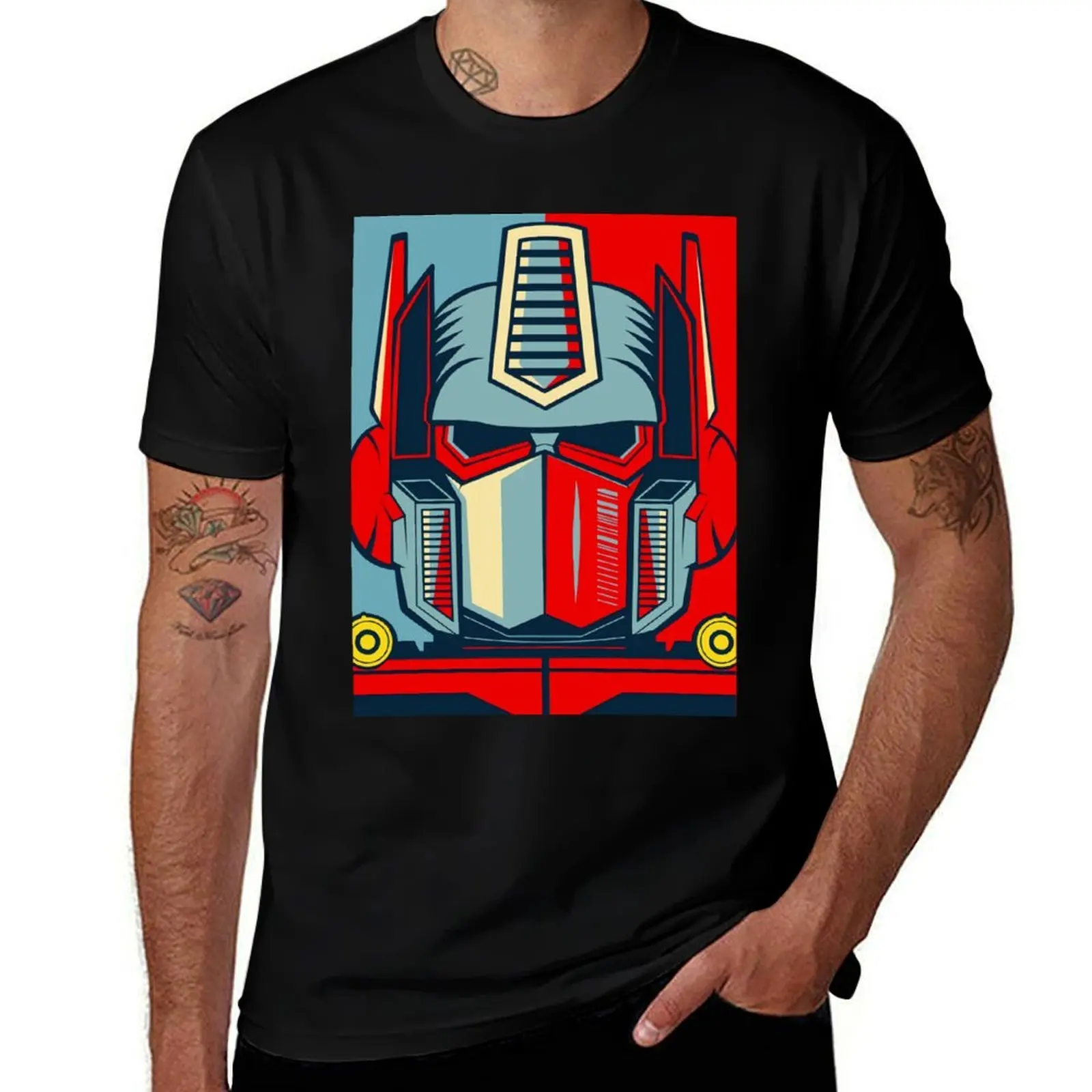 

Autobots OptimusPrime Hope Style/Gift For Fans T-Shirt man t shirt cotton t shirts for man graphic funny T-Shirt