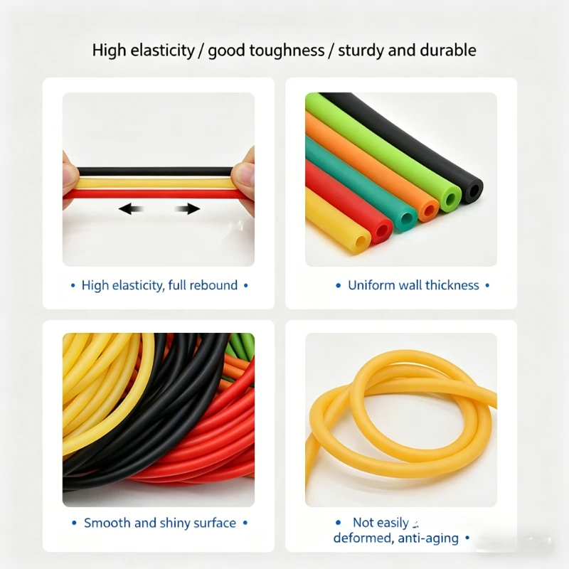 1Mラテックスゴムチューブ 内径1.6～18mm 外径3.2 - Speargun Rubber Band のレビューと価格