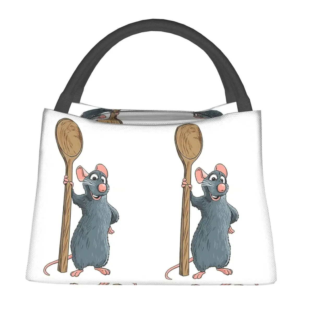 Remy From Ratatouille Lunch Bags Insulated Bento Box Lunch Tote Picnic Bags Cooler Thermal Bag for Woman Children School