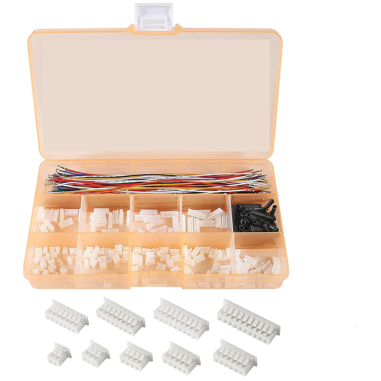1.25mm Pitch Connectors and Pre-Crimped Cables Compatible with JST Molex PicoBlade, 1.25mm 15cm Pre-Crimped Cable Wire