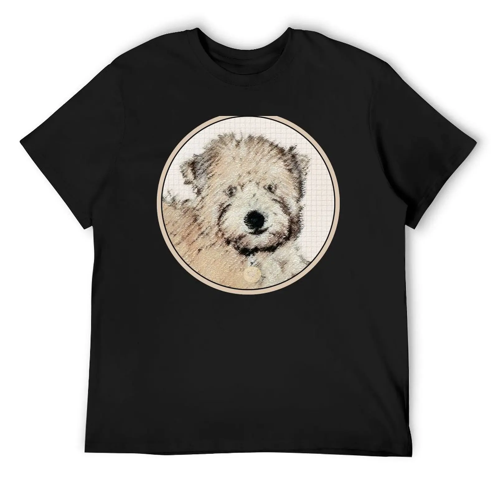 Soft-Coated Wheaten Terrier Puppy T-Shirt korean fashion animal prinfor boys mens funny t shirts