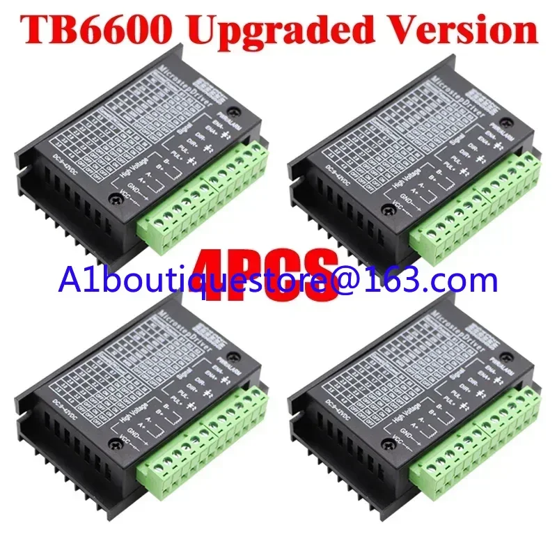 1 3 4pcs Upgraded Stepper Motor Driver TB6600 42/57/86 Type NEMA 17 23 34 4.0A Stepping Controller for 3D Printer CNC Router