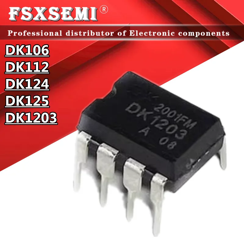 10pcs DK106 DK112 DK124 DK125 DK1203 DIP8 DIP off-line switch power supply IC