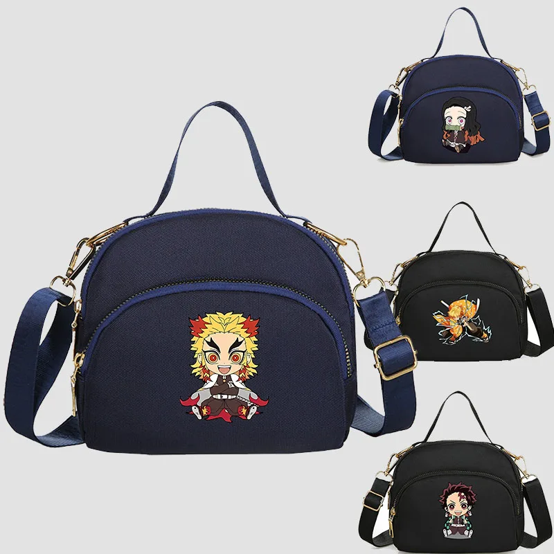 Demon-Slayers Anime Kamado Nezuko Kamado Tanjirou Borsa da donna Borsa a tracolla Borse da donna Borse a tracolla per donna Borse Borsa femminile