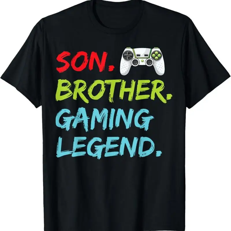 Funny Gaming Boys Girls Men Gamer Brother Video Game T Shirt