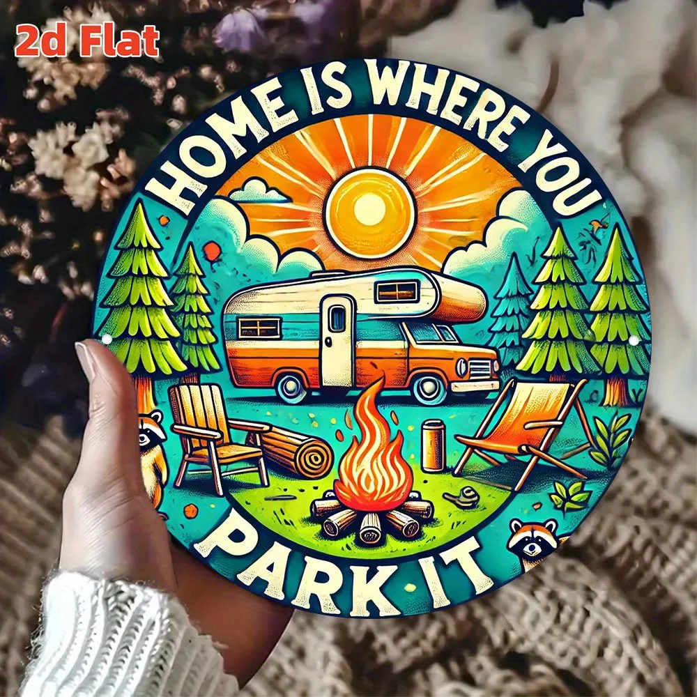 Drewniana tabliczka retro na ś – Outdoor Camping Quotes recenzja i cena