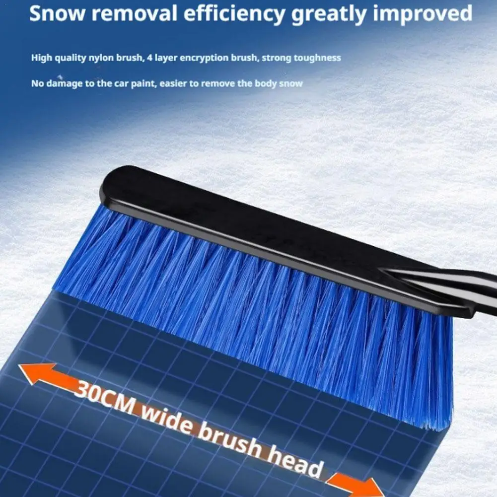  Car Windshield Ice Scraper Multi-functional Sweeping Snow And Frost Car Windshield Cleaner Tool With Ergonomic Foam Grip