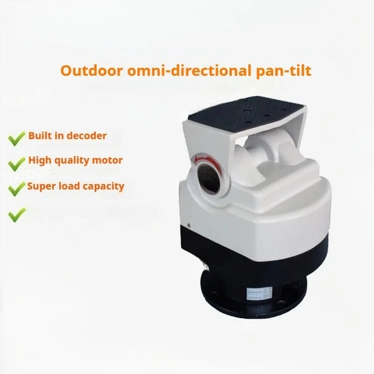 Preset Horizontal & Vertical Rotation Support Outdoor CCTV Camera Metal Load RS485 Motorized PTZ Pan Tilt Scanner Decoder