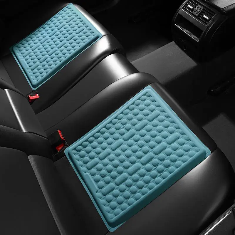 Honeycomb Silicone Assento Almofada para Carro, Sentado Longo, Assento de Ovo Respirável, Cadeira Legal, Assento de escritório, Verão