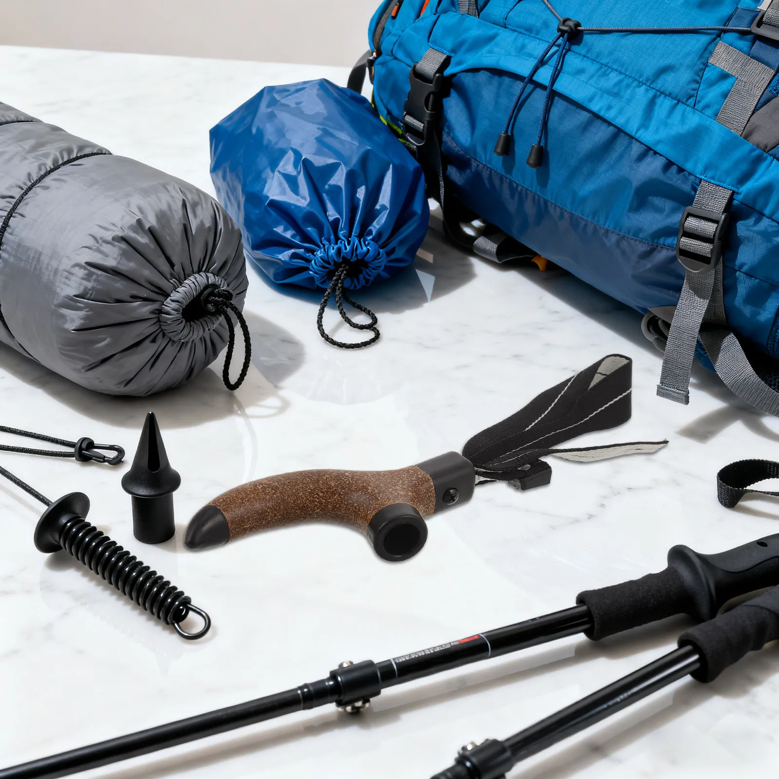 Poignée ergonomique antidérapa - Wrist Straps Replacement Trekking Pole avis et prix