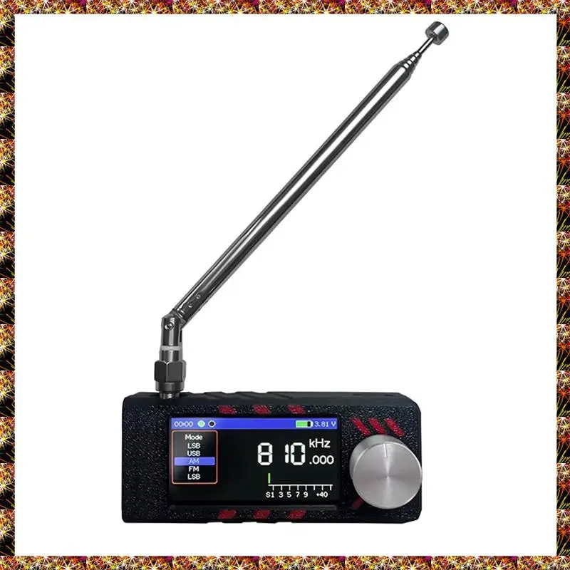 Btcl atualizado 0.5-108mhz versão ats mini pro si4732 rádio dsp de banda completa, receptor de bolso, fm am mw sw ssb, v1.01 ESP32-S3
