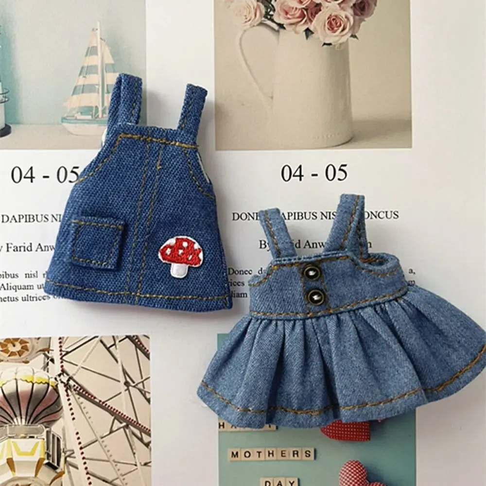 Diy Fashion Children Toys Strap Skirt Strap Pants As Kids Gift Doll Jeans Doll Dress for Doll Sweater OB11 Doll Clothes