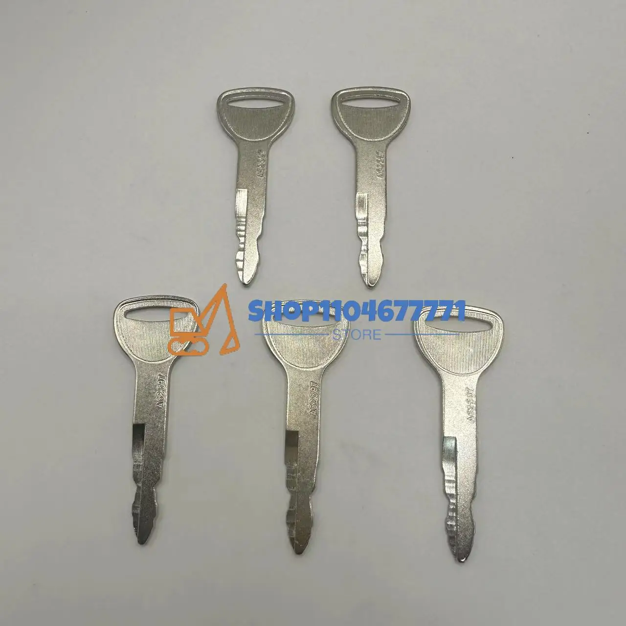 Toynew Key With 10PCS/5PCS/1PC  Logo A62597 57591-23330-71 Ignition Key For Toyota Forklift New Model