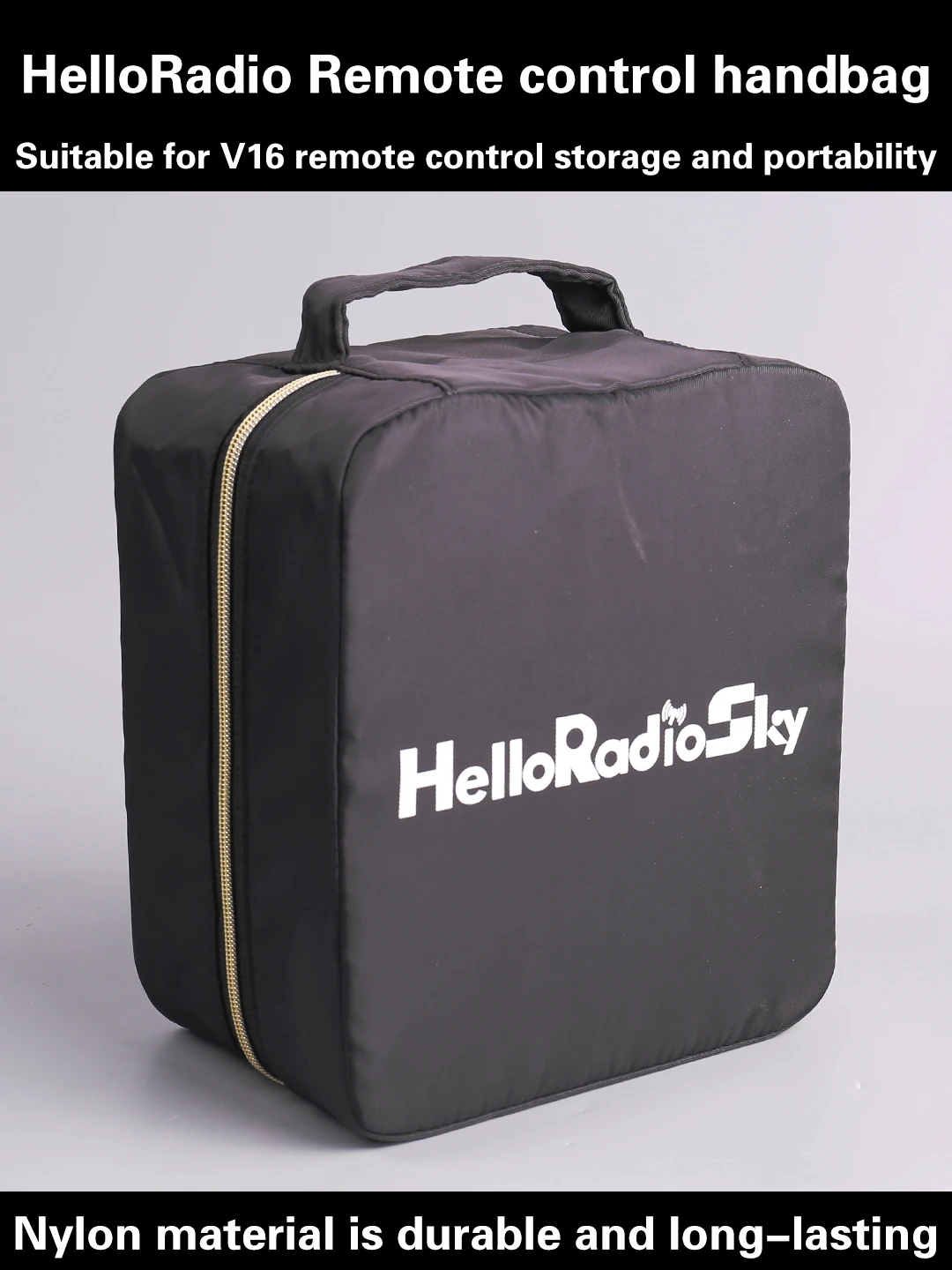 HelloRadio V16 Remote Control Handheld Storage Bag Model Airplane Portable Compatible with Radiomaster TX16S