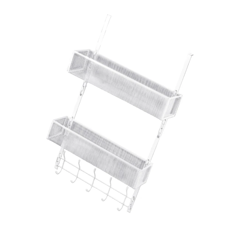 Versatile Over Door Storage Organizers Multilevel Rack for Household Clutters