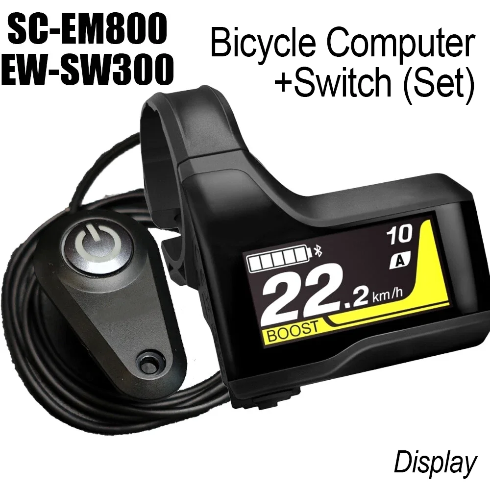 Cycling Computer SC-EM800 Steps Display E-BlKE Display Electric Bike  Displays Screen EW-SW300 Switch 1100mm Fit Shimano - AliExpress 18