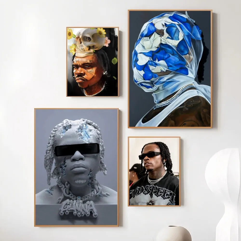 Rapper Gunna One of Wun Poster Prints Wall Painting Bedroom Living Room Decoration Office Small