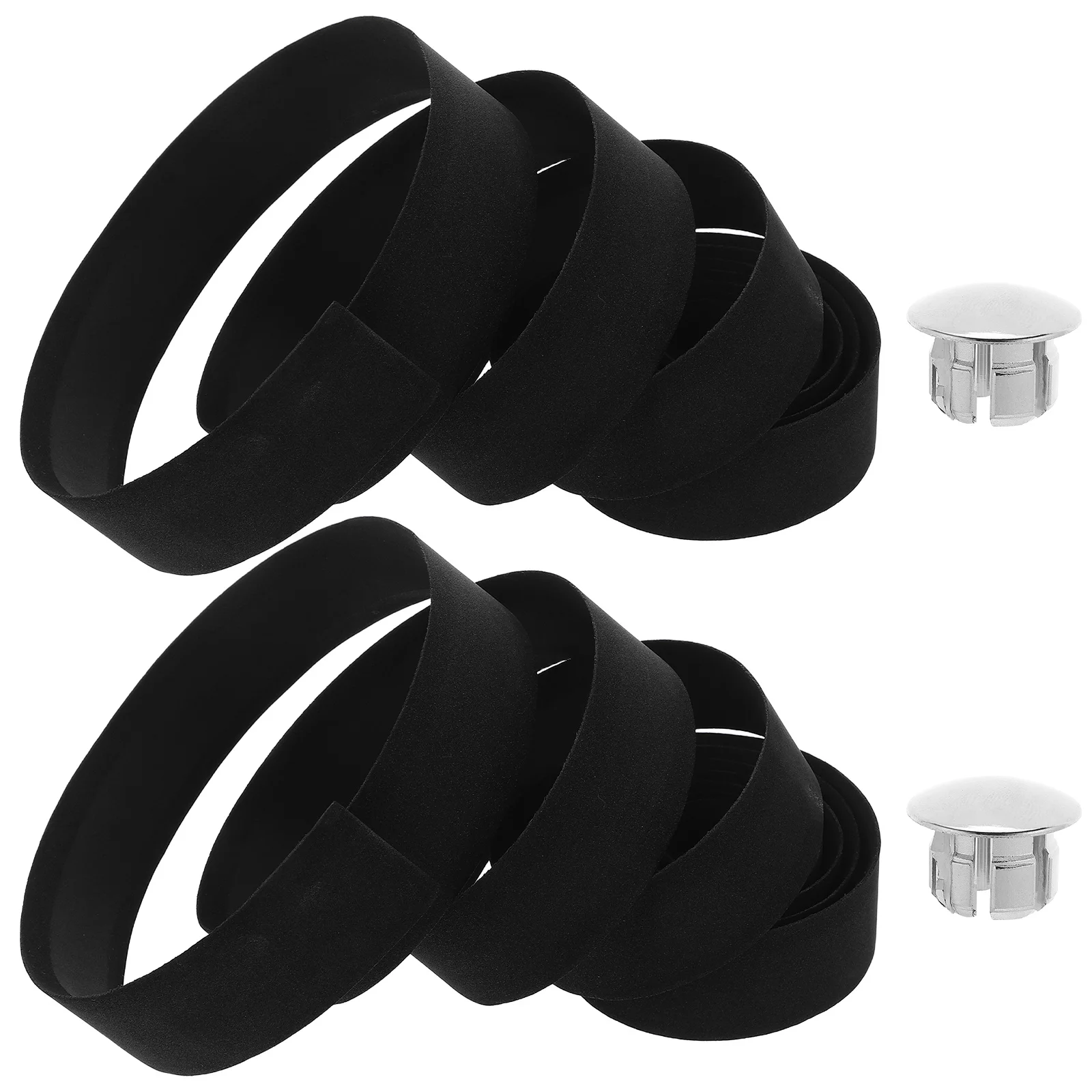 

1Pair Anti- Wrap Lightweight Cork Bar Ribbon For Road Bike Mountain Bicycle With End Plugs Self-Adhesive Strips Green