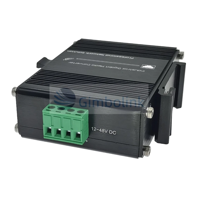 صناعية صغيرة 100BASE-FX إلى 10/100BASE-T 60W الألياف PoE محول الوسائط معدات تحويل الاتصالات البصرية التجزئة