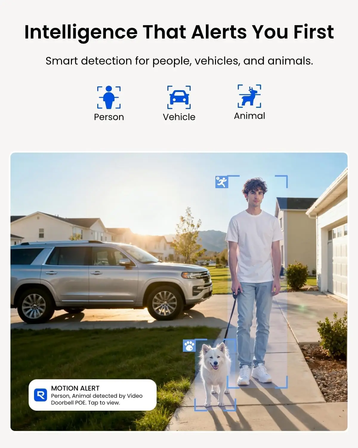 2K PoE Video Doorbell Camera with Chime, 180° View, 2-Way Talk, Local Storage, No Monthly Fees