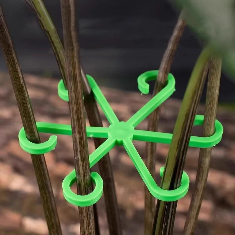 Plant Fixed Clamp Plastic Trellis Flower Stem Branch Fixing Rack Climbing Support Clips Hydroponic Branch Fixing Pot Holder