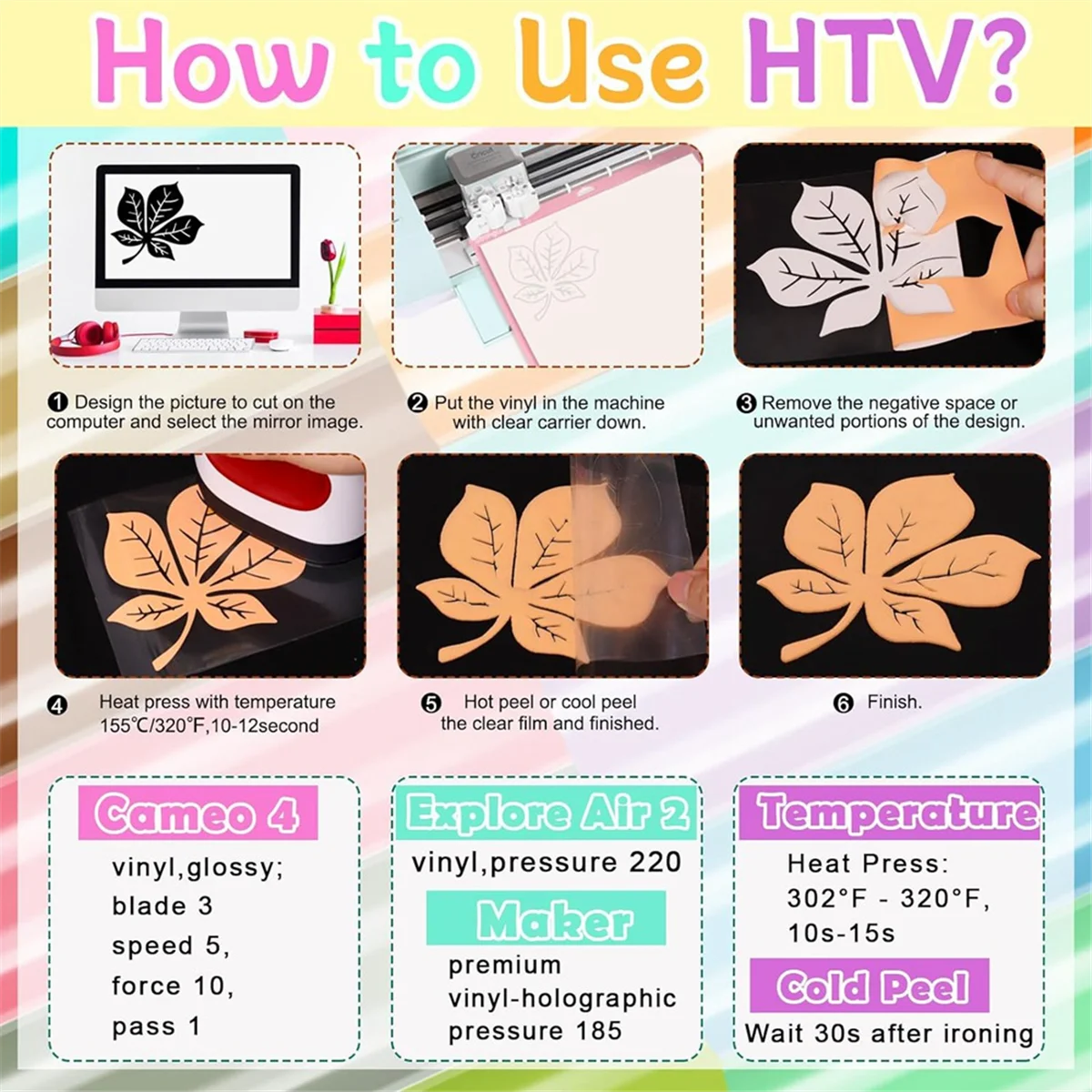 เสื้อยืดไวนิลพัฟสีพาสเทลรีดได้8สี3D สีพาสเทลไวนิลแบบรีดติดด้วยความร้อน HTV