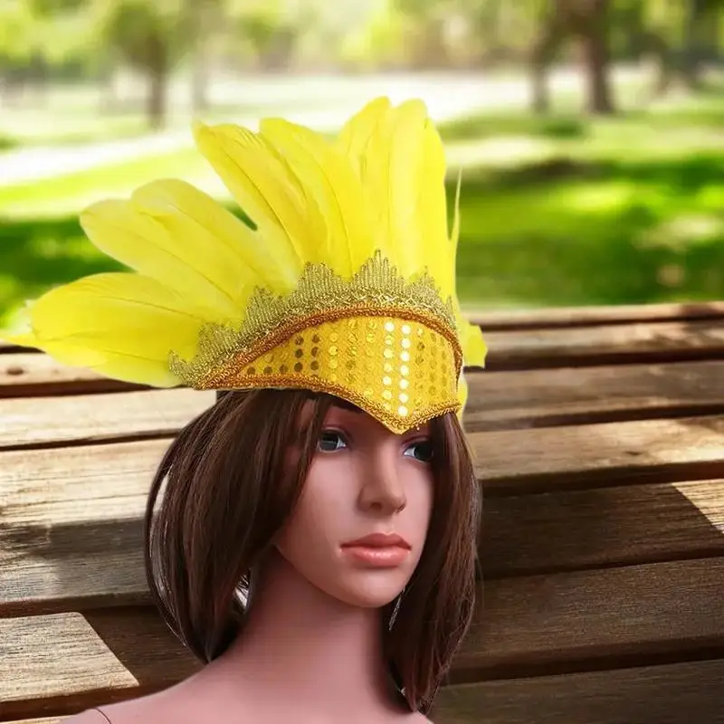 Fascia per capelli indiana per capelli Nuovi copricapo montati sulla testa Accessori per capelli per spettacoli teatrali