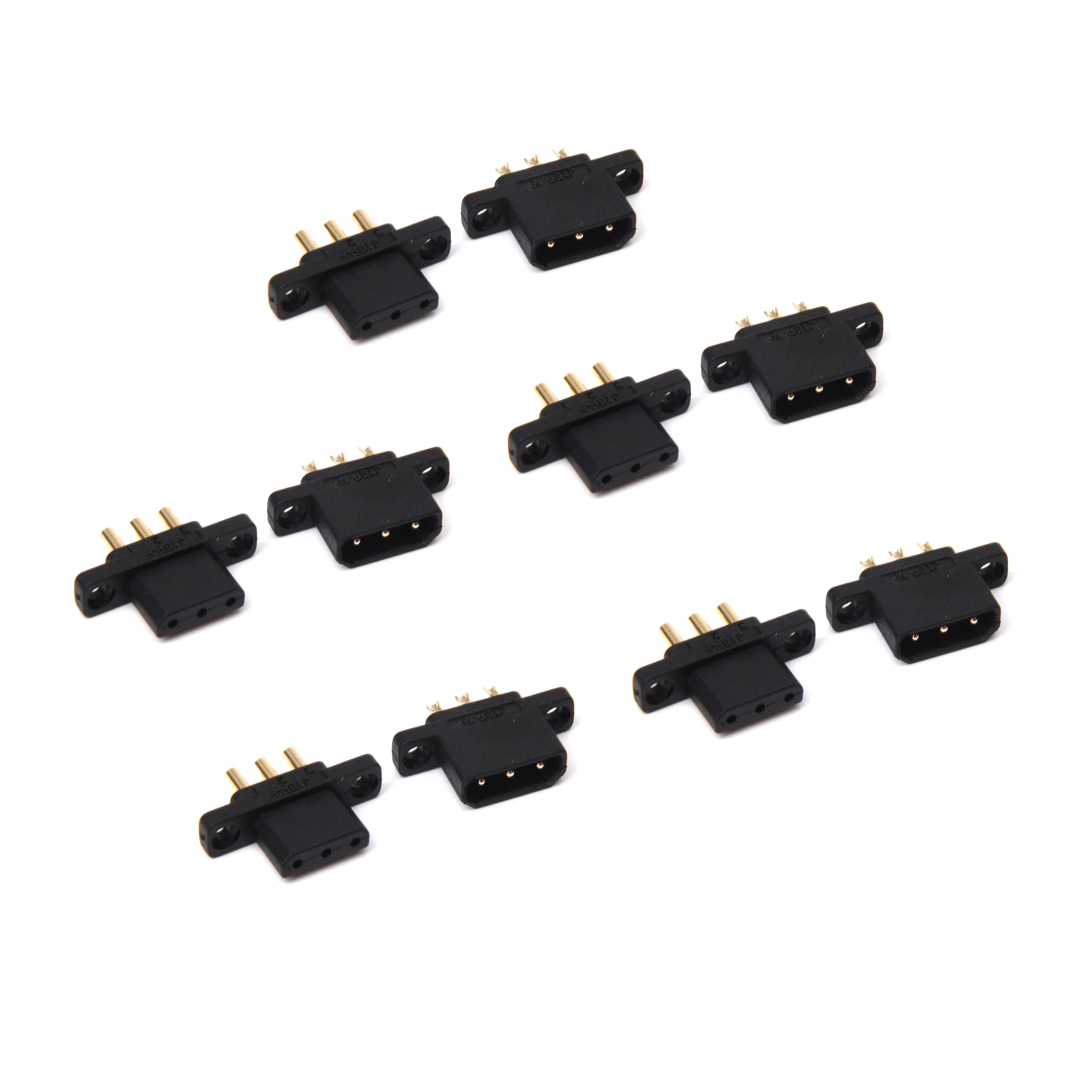 5Pairs 500V 5A JY3P JY6P JY12P JY16P Quick Release Plug Male Female Motor Servo Connector for RC Fixed Wing Aircraft Accessories