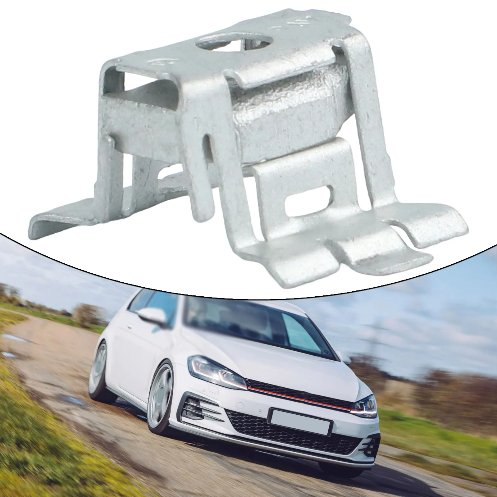 Vehicle Repair Silver Roof Console Frame Clip Car Interior Clip Part Trim OEM Specification Practical Use Quick Installation
