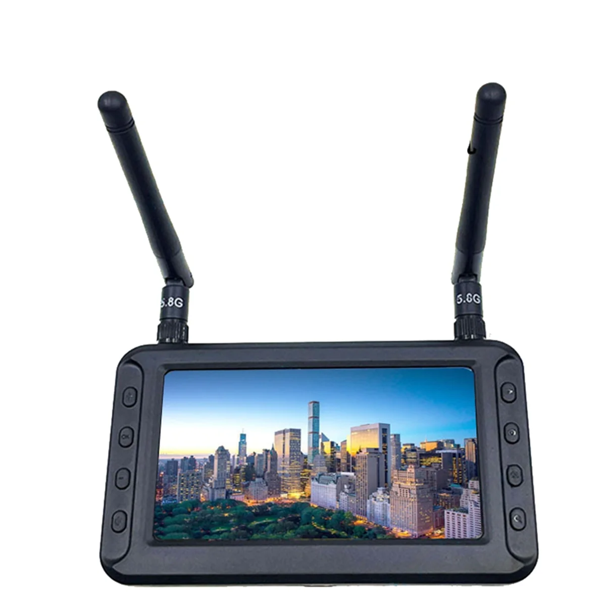 4.3 นิ้ว 5.8G FPV DVR หน้าจอ LCD 800x480 FPV Reciever Monitor Dual สําหรับ RC FPV Drone quadcopter