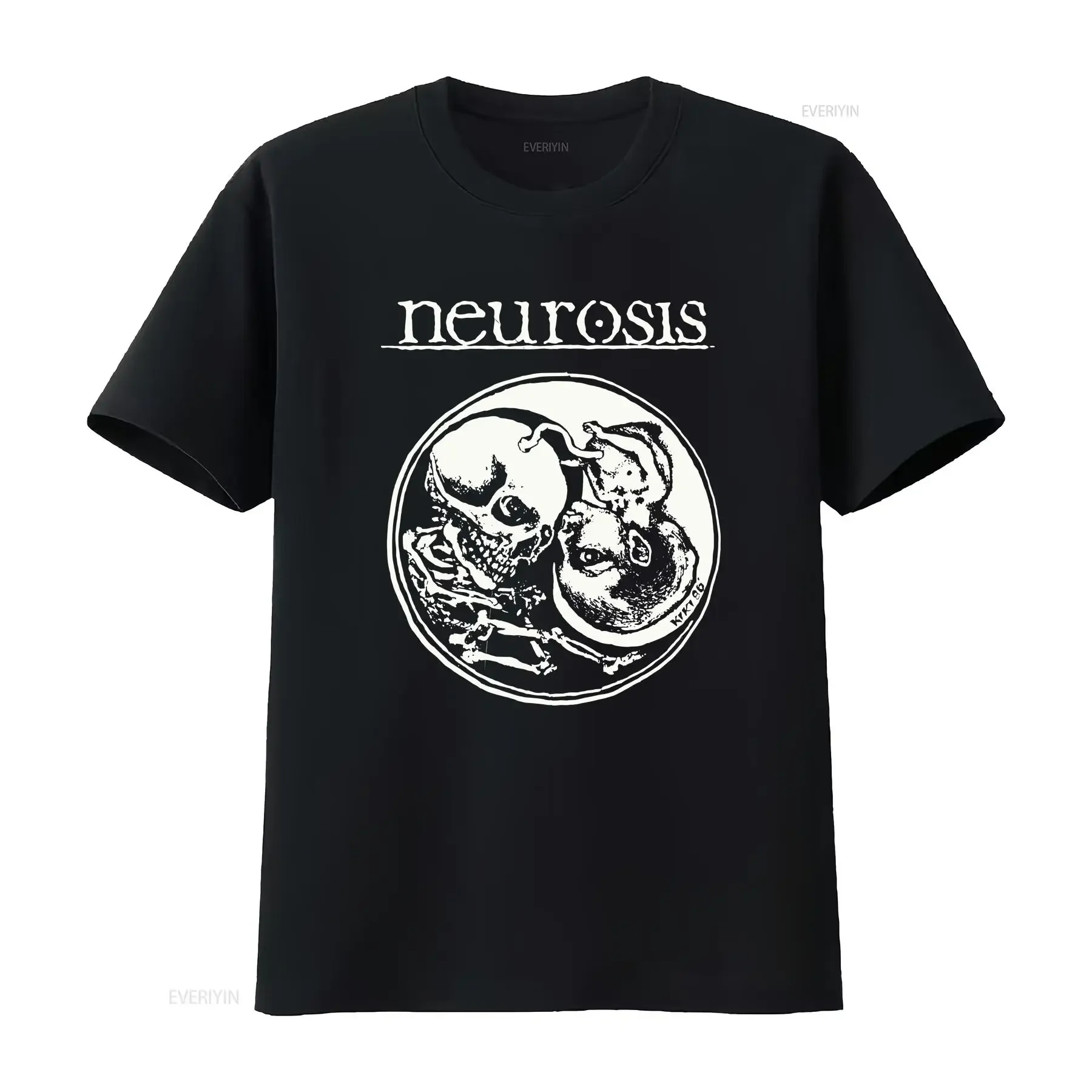 Retro Neurosis Black Cotton All size S 5XL For Fans T shirt HD170 vintage Washed Stylish Unisex graphic Versatile streetwear