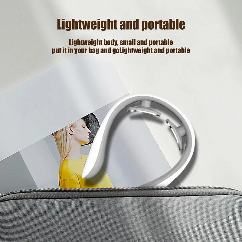 Cordless Neck Massager Rechargeable Smart Heating Deep Tissue Massager Vibration Infrared Neck Stretcher Portable