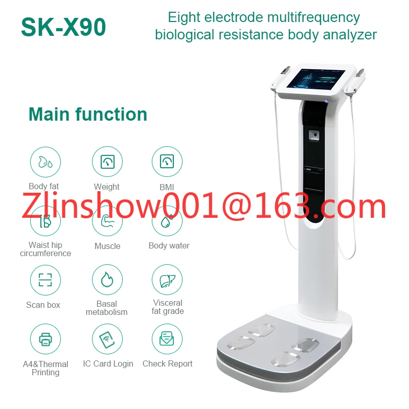 Bioelectrical Impedance Body Fat Scale 0.1g Accuracy Fitness Equipment Plastic Weighing Scales
