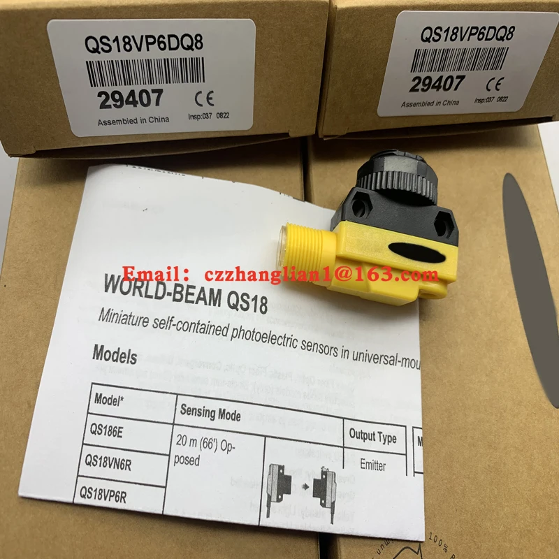 

Photoelectric switch QS18VP6DQ8 QS18VP6LPQ8 QS18VN6DQ8 QS18VN6LPQ8 Complete models brand new