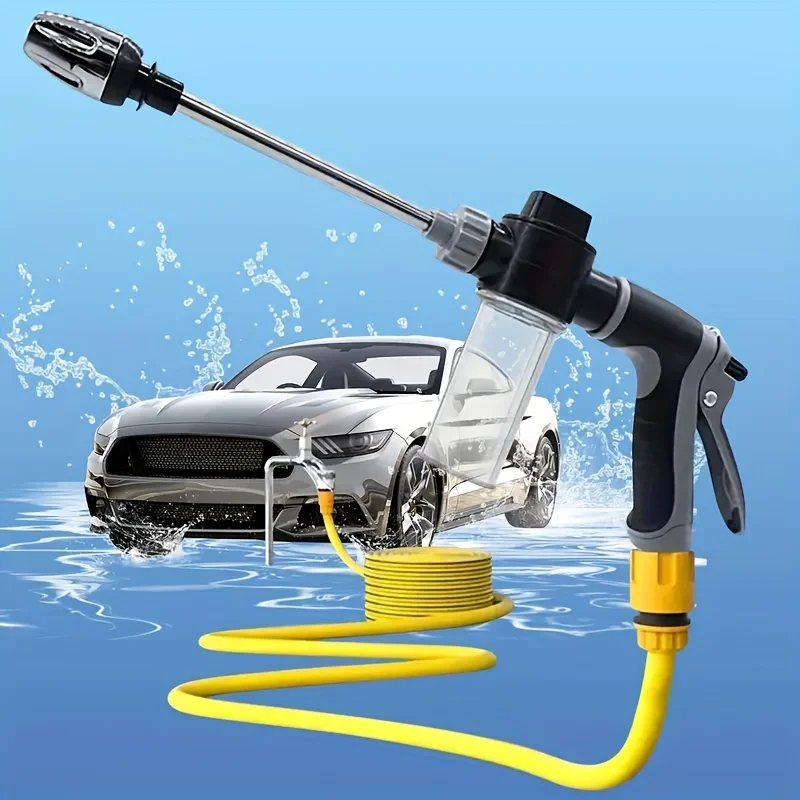 High Pressure Foam Water Gun, Equipped With 100ML Foam Pot Spray, Used For Garden Irrigation And Car Cleaning, Available Models