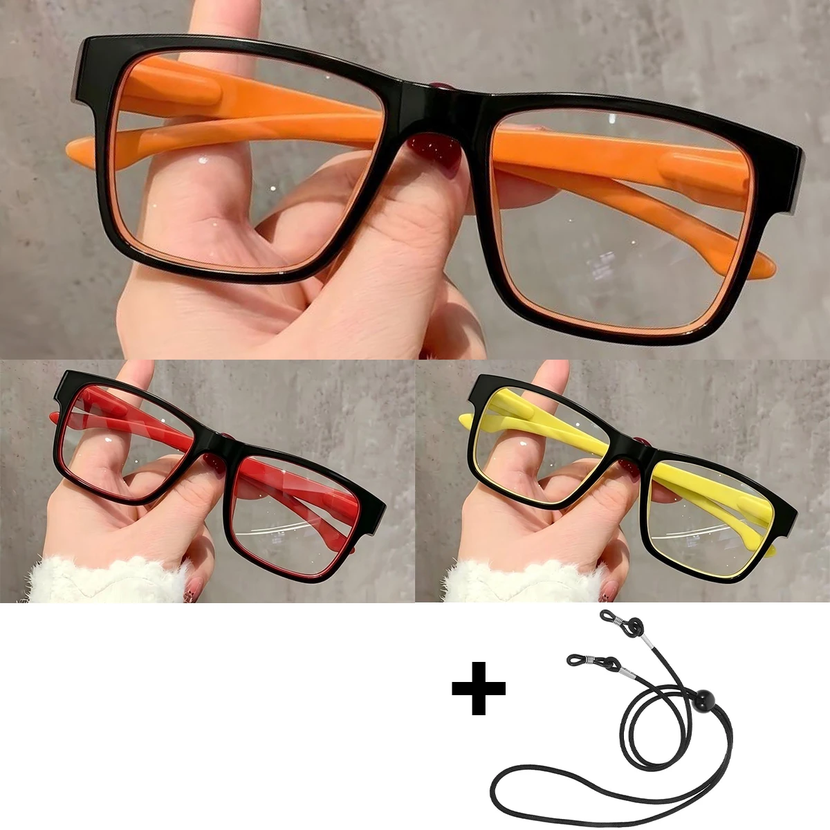 Anti-Blue Light Auto Focus Reading Glasses for Women, Anti-Fatigue Computer Glasses, Lightweight Plastic Rectangular Frame L30