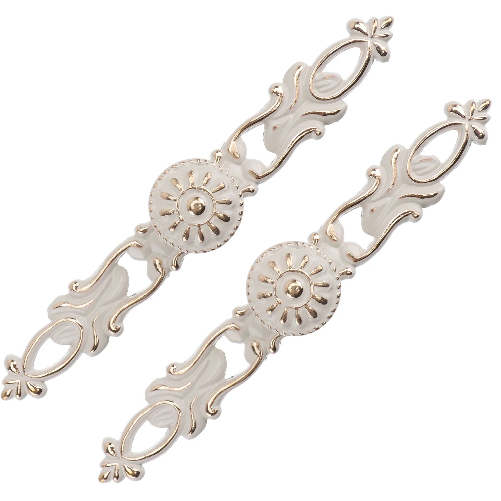 

2pcs European Style Cabinet Handles Aluminum Alloy Durable Non-Slip niture Accessories For Kitchen Drawer Wardrobe Handles