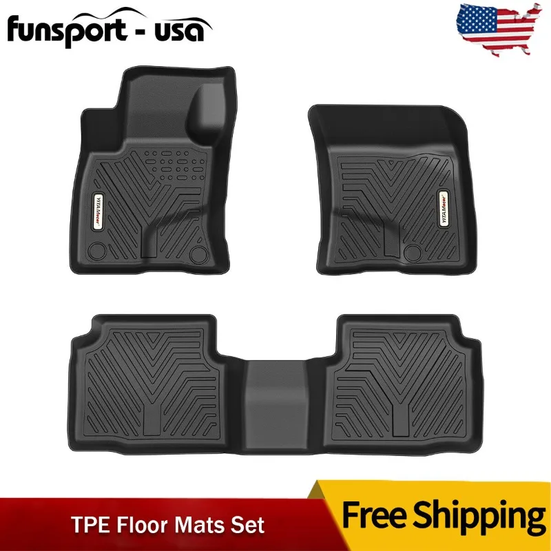 

All Weather 3D Front & Rear Floor Mats for 2020 2021 2022 2023 Ford Escape 3PCS Car Liners United States