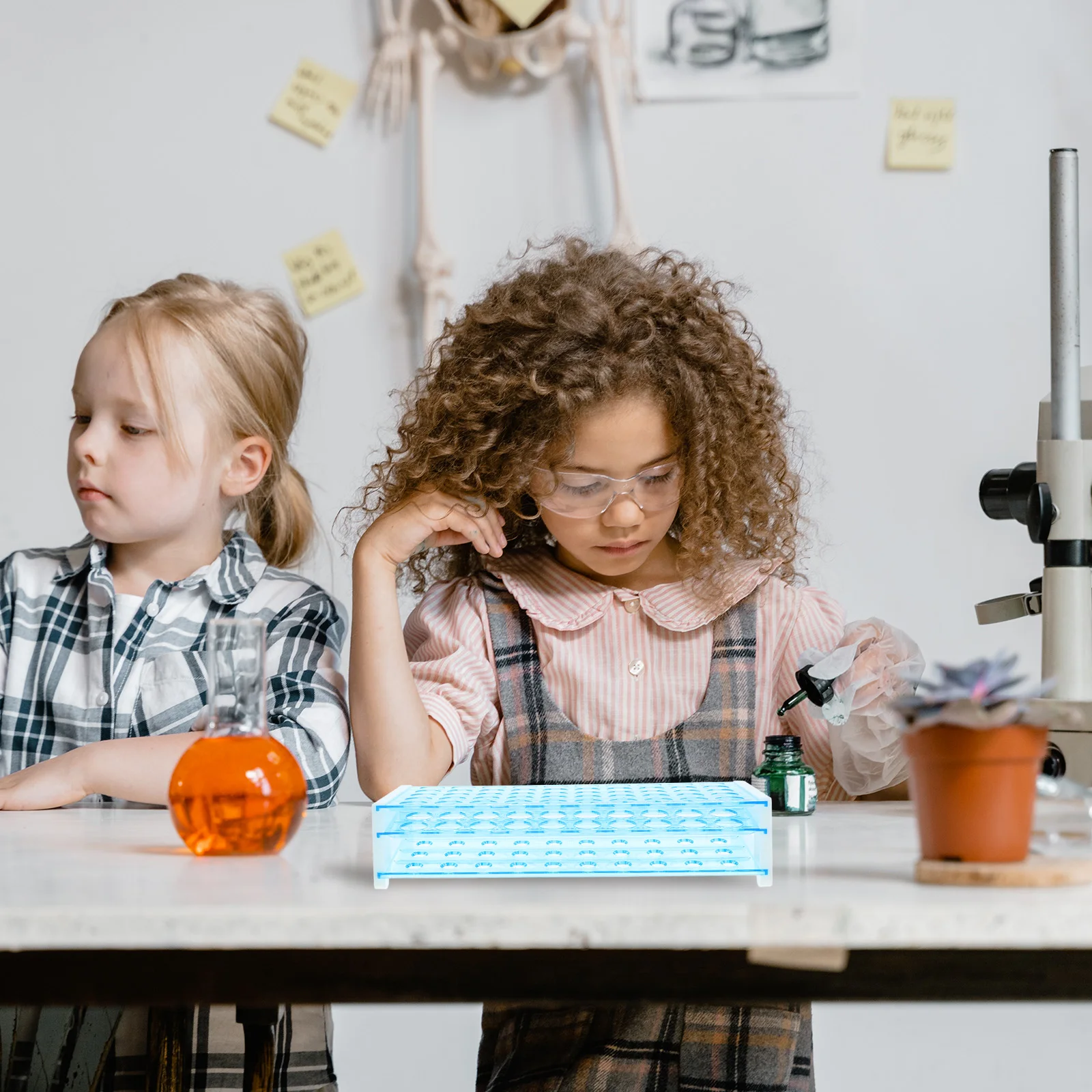 

3 Pcs Test Tube Rack Sampling Holder Multifunctional Vial Display Pp for Chemistry Plastic
