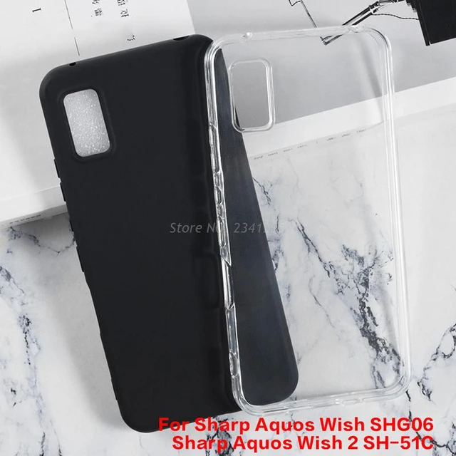 Dirt-resistant Half-wrapped Case For Sharp Aquos Wish 2 Wish2 SH-51C Back  Cover Funda Para Aquos Wish SHG06 SH-M20 Silicone Caso - AliExpress