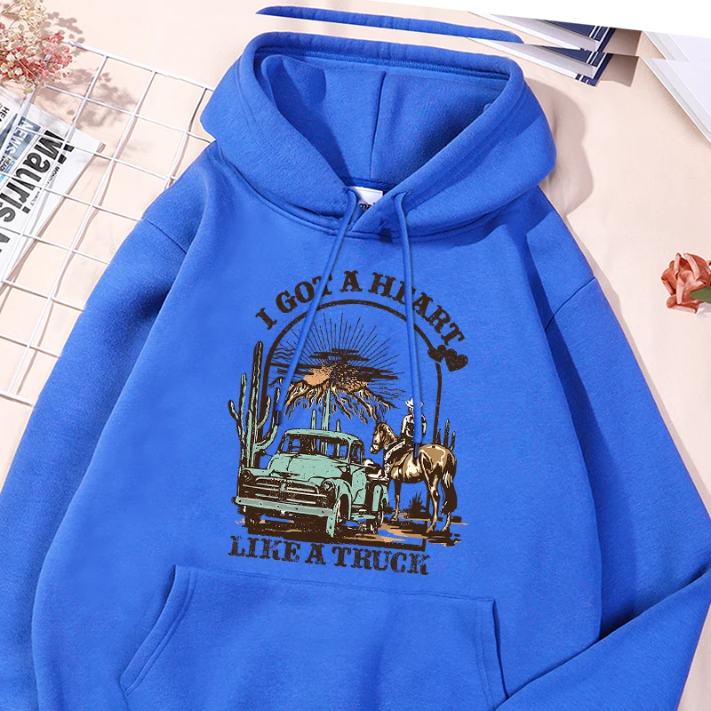 

The Journey Of The Cowboys Of The West Print Hoodies Men Street Autumn Hoodie Comfy Versatile Sweatshirts Warm Versatile Clothes